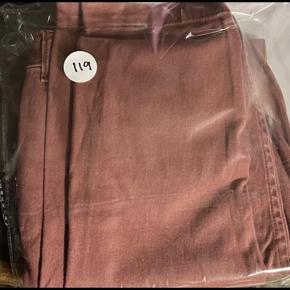 Faded Glory Womens Size 4 Red Solid Skinny Leg Stretch Fit Denim Red Jeans - Picture 6 of 6